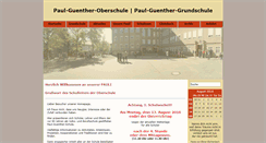 Desktop Screenshot of paul-guenther-schule.de